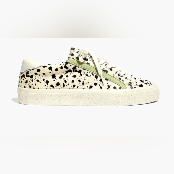 Madewell Sidewalk Low-Top Sneakers in Spatter-Painted Calf Hair - Picture 6 of 10
